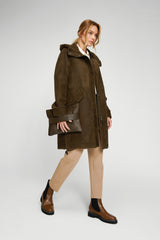 VSP - Adelyn - Brown Tobacco Shearling Coat