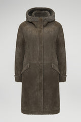 VSP - Adelyn - Grey Stone Shearling Coat