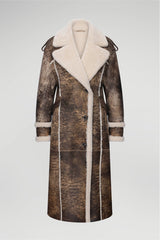VSP - Morgane - Brown Shearling Coat
