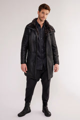 VSP - Henry - Anthracite Shearling Coat