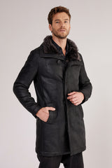 VSP - Henry - Anthracite Shearling Coat
