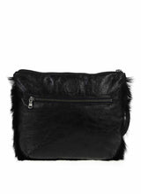 VSP - Black Shearling Clutch