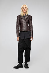 VSP - Alya - Bordeaux Leather Jacket
