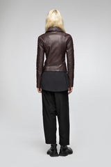 VSP - Alya - Bordeaux Leather Jacket