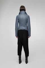 Indigo Lammfelljacke