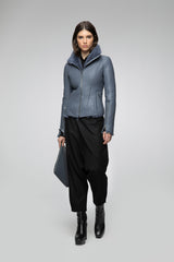 Indigo Lammfelljacke