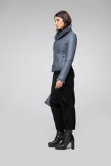 Indigo Lammfelljacke