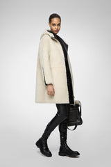 VSP - Cassia - White Shearling Coat