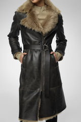 VSP - Lyza - Toscana Desert Beige Shearling Coat