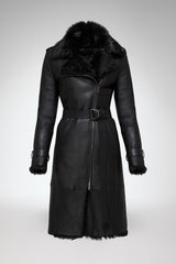 VSP - Lyza - Clotho Black Shearling Coat
