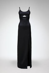 Carlota - Schwarzes Wollkleid