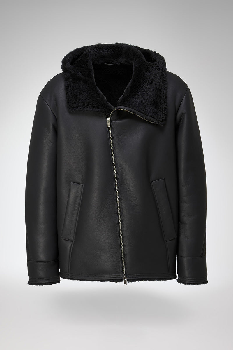 Oscar - Anthracite Shearling Jacket
