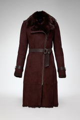 VSP - Lyza - Cherry Shearling Coat