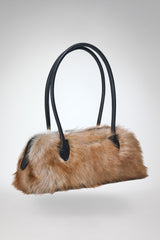Virginia - Sandfarbene Ledertasche