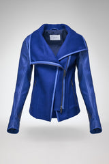 Penelope - Blaue Wolljacke
