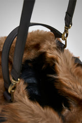 Manon - Schwarzer Sand Ledertasche
