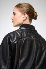 VSP - Adela - Dark Brown Leather Jacket