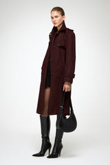 VSP - Helena - Burgundy Leather Coat