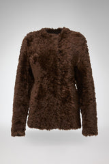 Odeline - Brown Shearling Coat