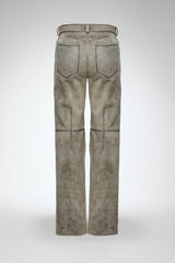 Lina - Beige Lederhose