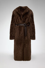 Gabrielle - Brown Shearling Coat