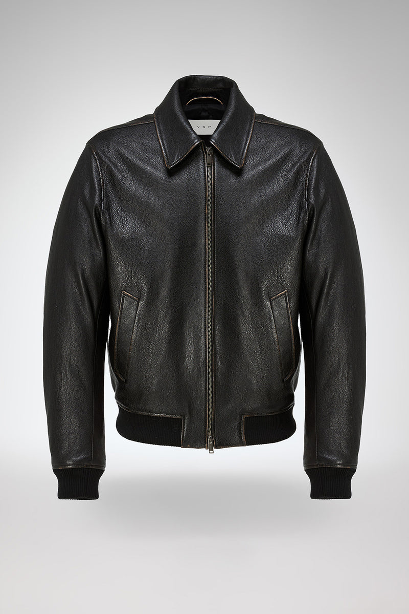 Niccolo - Black Leather Jacket