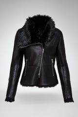 VSP - Renata - Toscana Black Shearling Jacket