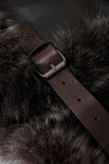 VSP - Jacotte - Dark Brown Leather Neckwarmer