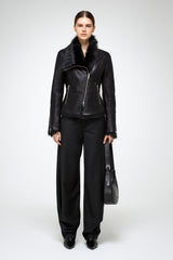 VSP - Renata - Toscana Black Shearling Jacket