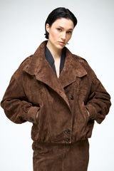 Maya - Tobacco Leather Jacket