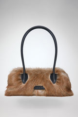 Virginia - Sandfarbene Ledertasche
