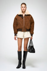 VSP - Tricia - Tobacco Shearling Jacket