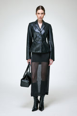 Catarina - Schwarze Lederjacke