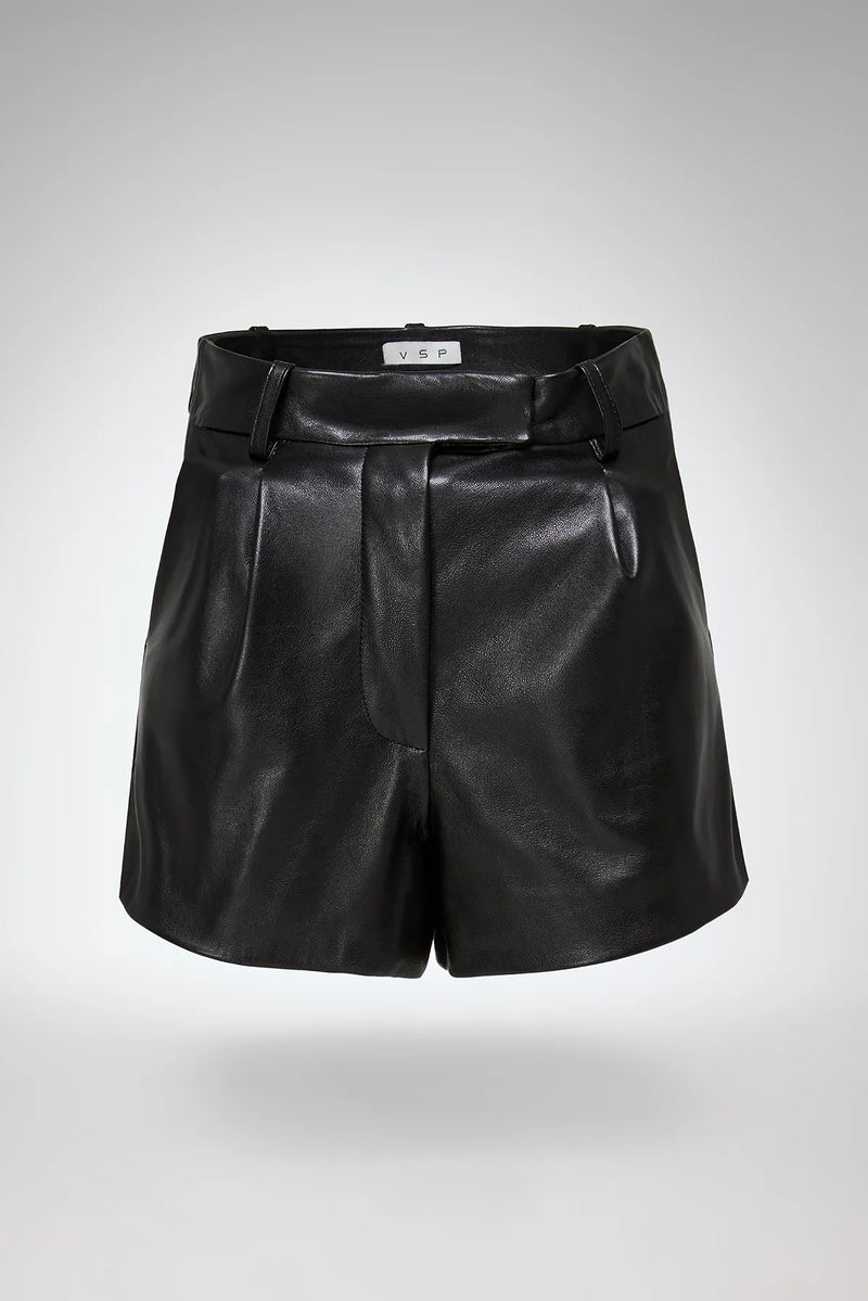 VSP - Colette - Black Leather Short