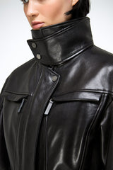 Gaia – Schwarze Lederjacke