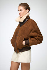 VSP - Tricia - Tobacco Shearling Jacket