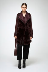 VSP - Siena - Cherry Shearling Vest