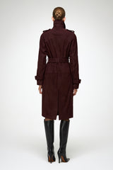 VSP - Helena - Burgundy Leather Coat