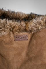 Cecili - Steinfarbene Ledertasche