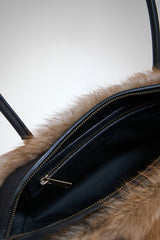 Virginia - Sandfarbene Ledertasche