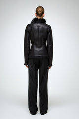 VSP - Adila - Toscana Black Shearling Jacket