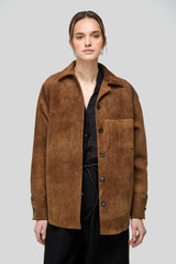 Nora - Camel Leather Jacket