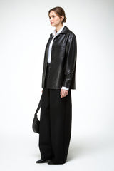 Nora - Black Leather Jacket