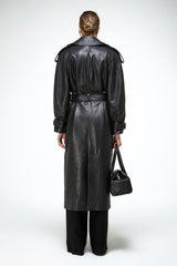 Arianna – Schwarzer Ledermantel