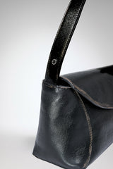 Matilde - Schwarze Ledertasche