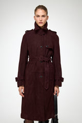 VSP - Helena - Burgundy Leather Coat