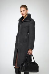 VSP - Salome - Anthracite Shearling Coat