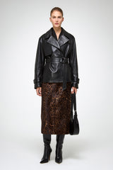 VSP - Elda - Black Leather Jacket