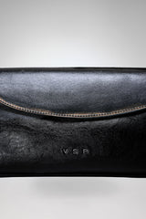 Matilde - Schwarze Ledertasche