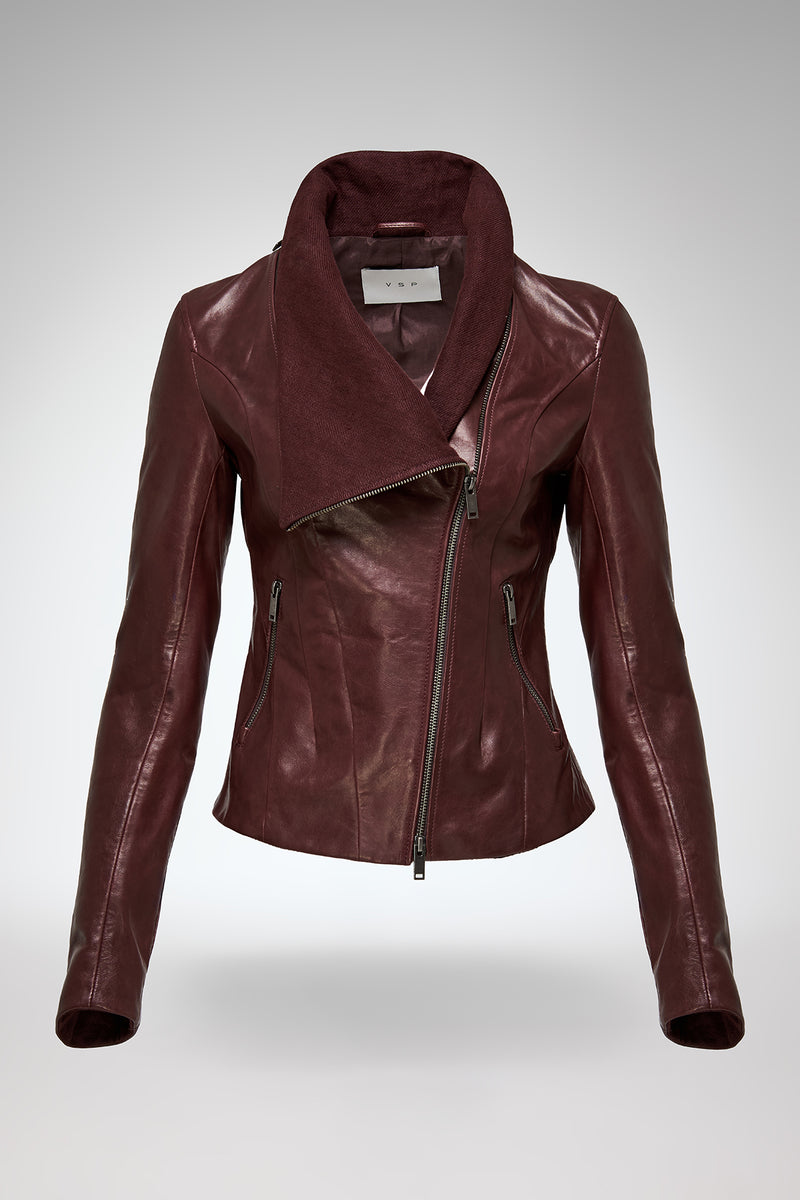 VSP - Edna - Cherry Leather Jacket
